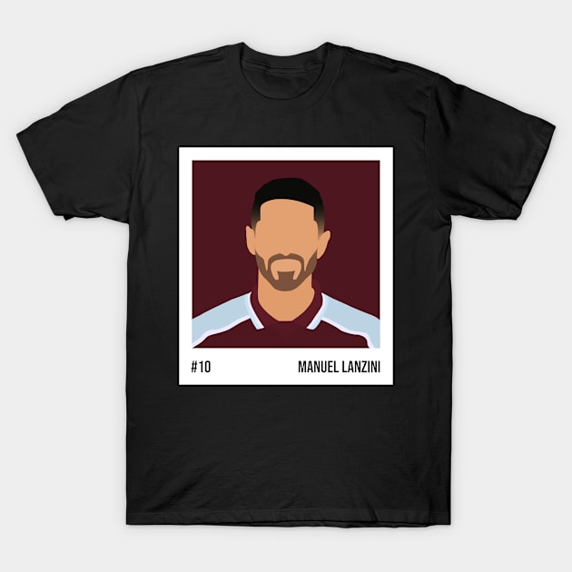 Manuel Lanzini Minimalistic Camera Film T-Shirt by GotchaFace